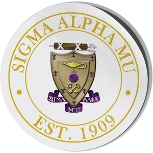 Sigma Alpha Mu Circle Crest – Shield Decal