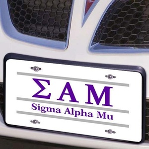 Sigma Alpha Mu Lettered Lines License Cover
