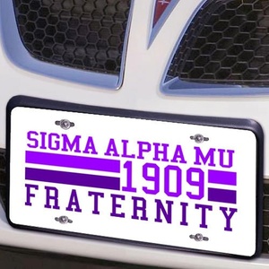 Sigma Alpha Mu Year License Plate