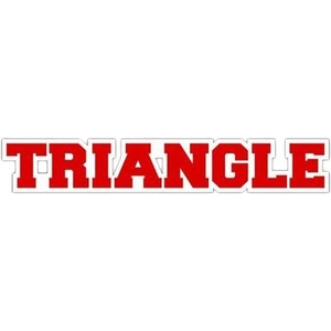 Triangle Long Window Sticker