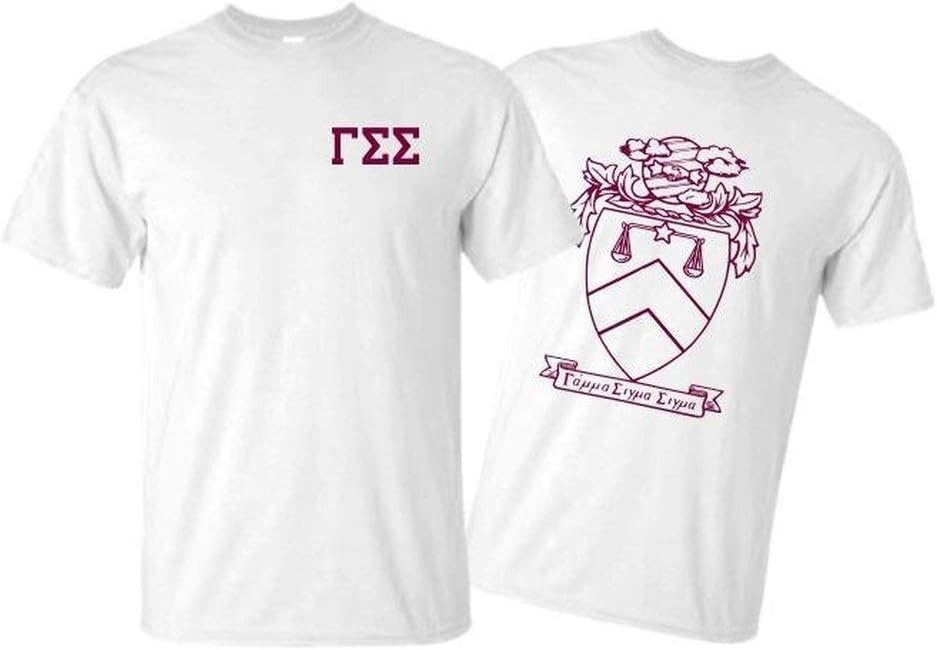 image:imageGamma Sigma Sigma World Famous Crest TeeWhite