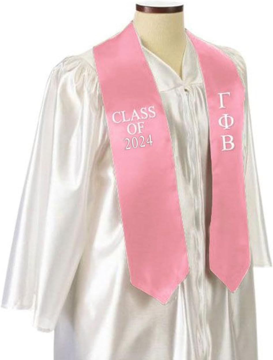 image:imageGreekgear Gamma Phi Beta Embroidered Graduation Sash Stole