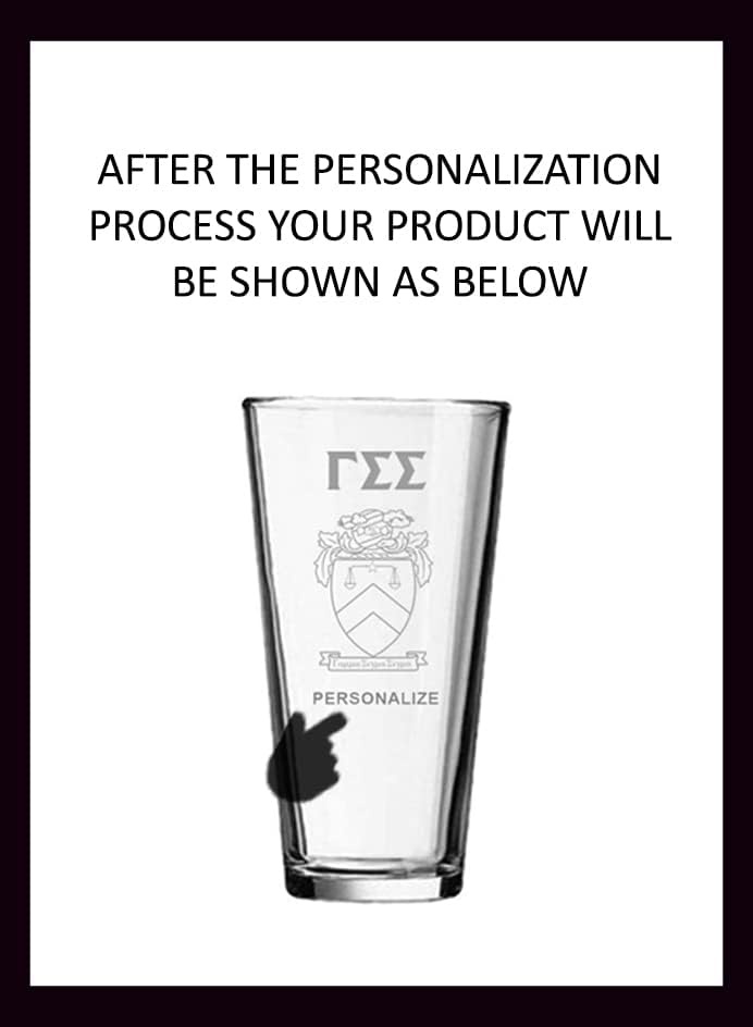 image:imageGreekgear Gamma Sigma Sigma Mixing Glass Transparent