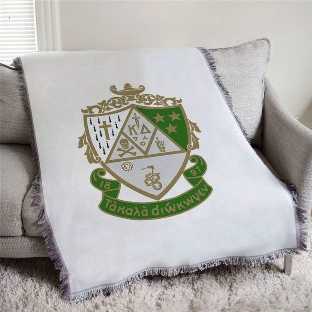 image:imageKappa Delta Full Color Crest Afghan Blanket Throw