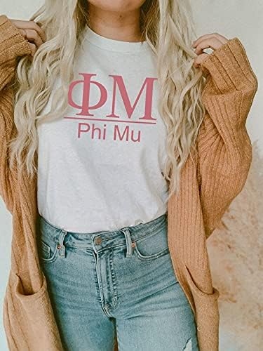 image:imagePhi Mu Heavyweight TShirtWhite