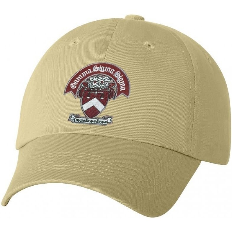 image:imageGamma Sigma Sigma Emblem HatKhaki