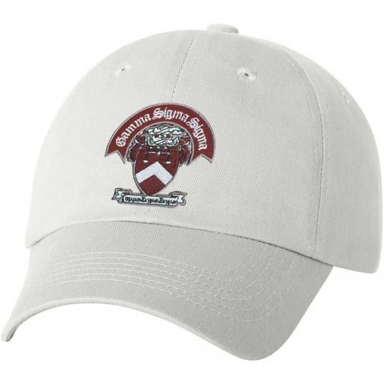 image:imageGamma Sigma Sigma Emblem HatWhite