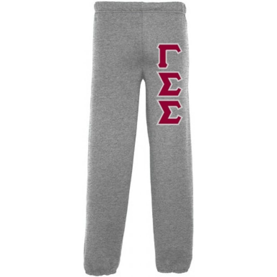 image:imageGamma Sigma Sigma Lettered SweatpantsSports Grey