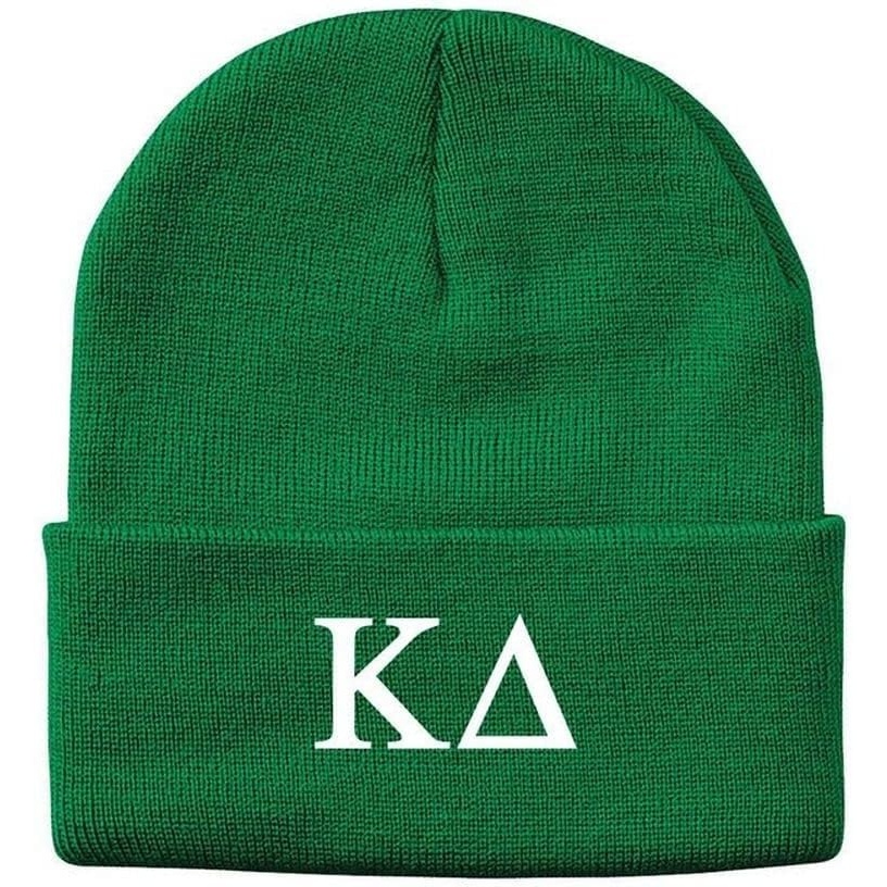 image:imageGreekgear Kappa Delta Greek Letter Knit Cap Kelly Green