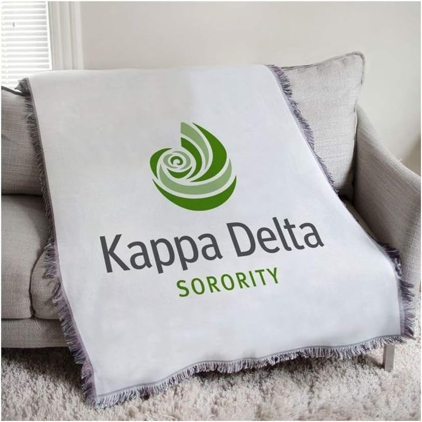 image:imageGreekgear Kappa Delta Logo Afghan Blanket Throw