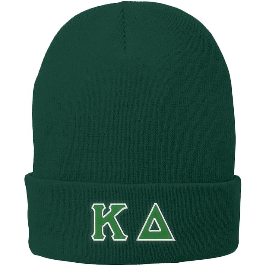 image:imageKappa Delta Big Greek Lettered Knit CapGreen