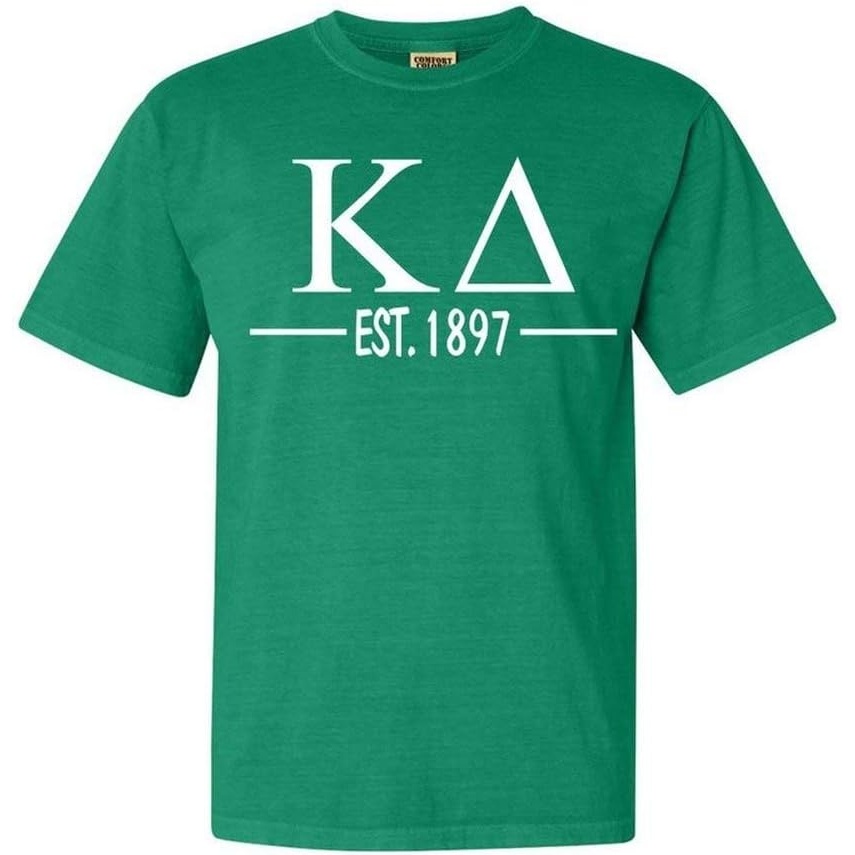 image:imageKappa Delta Custom Greek Lettered Short Sleeve TShirtGrass