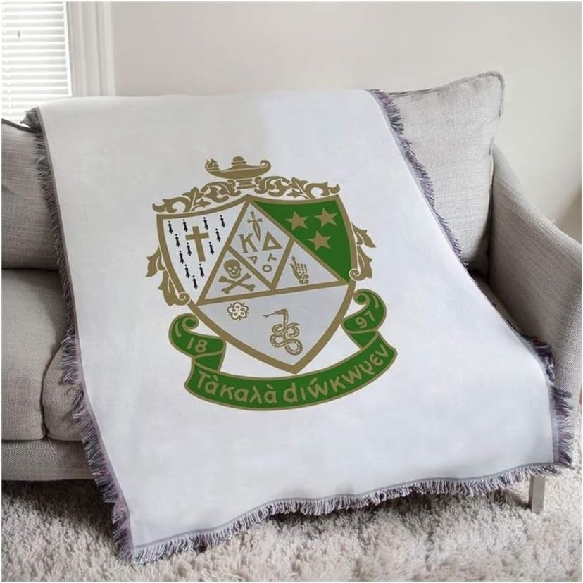 image:imageKappa Delta Full Color Crest Afghan Blanket Throw