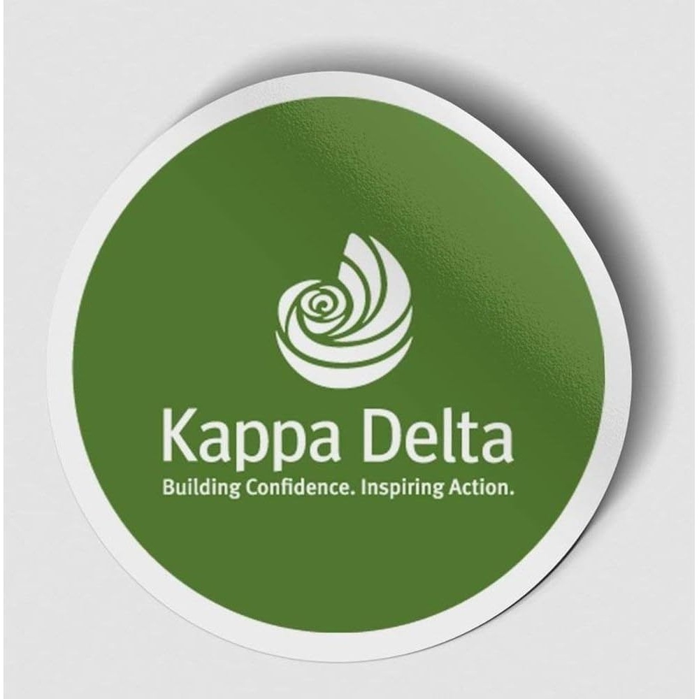 image:imageKappa Delta Logo Round Decal GreenGreen