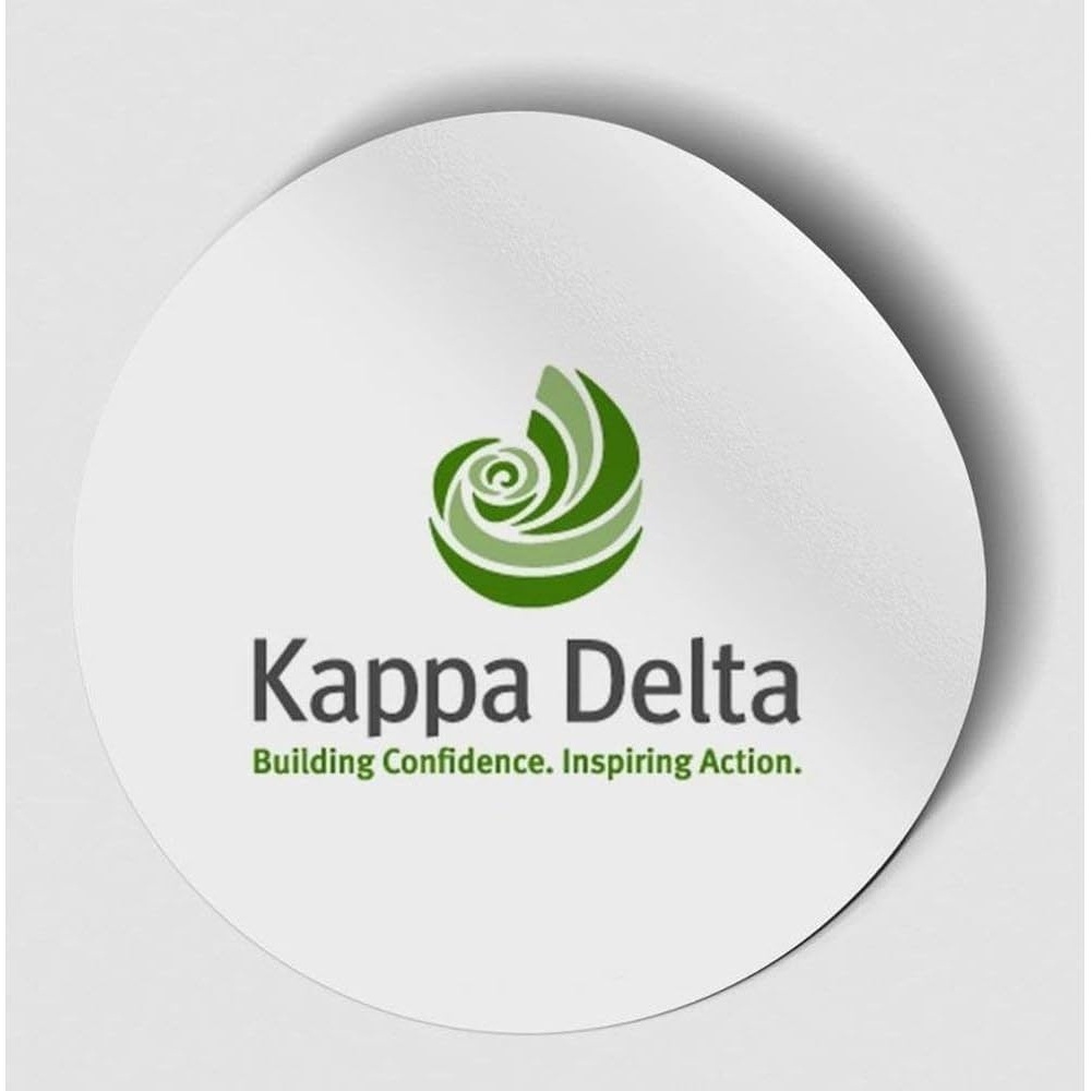image:imageKappa Delta Logo Round Decal GreenWhite