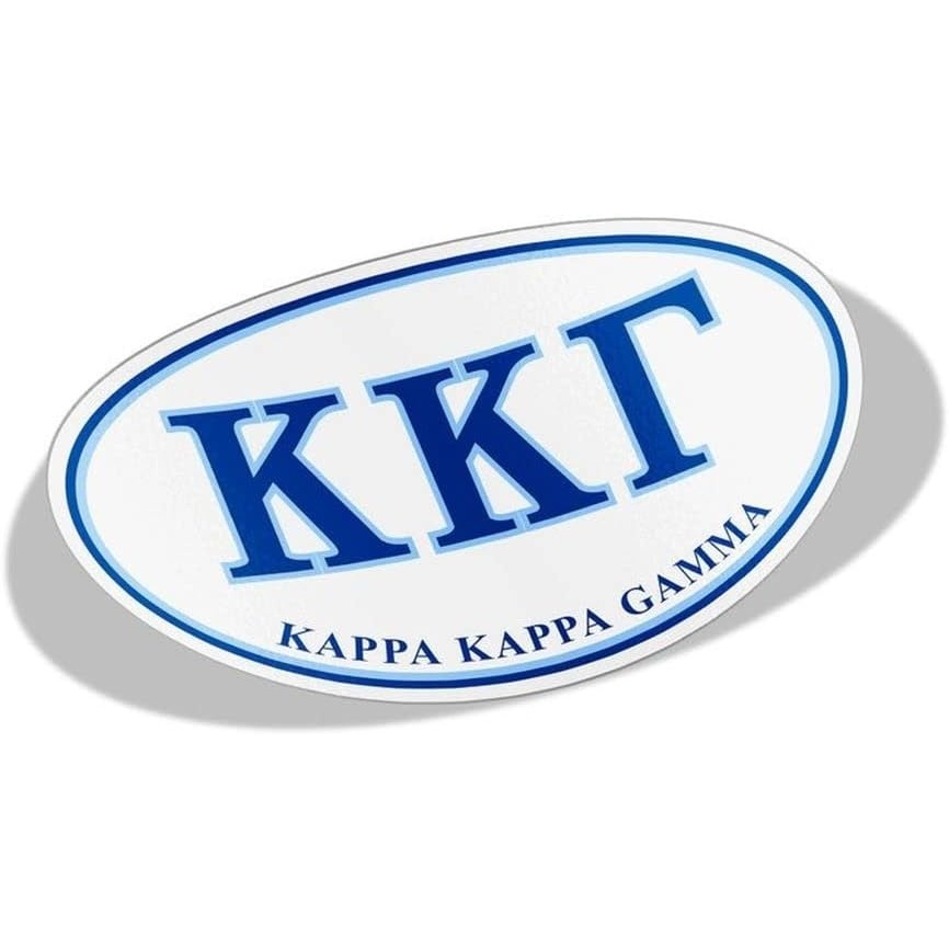 image:imageKappa Kappa Gamma Greek Letter Oval Decal
