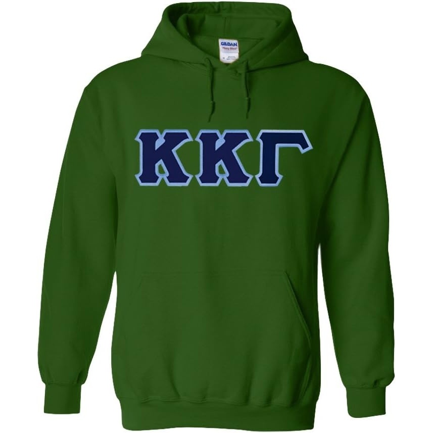 image:imageKappa Kappa Gamma Lettered Hooded SweatshirtForest Green