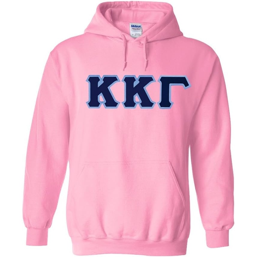 image:imageKappa Kappa Gamma Lettered Hooded SweatshirtLight Pink