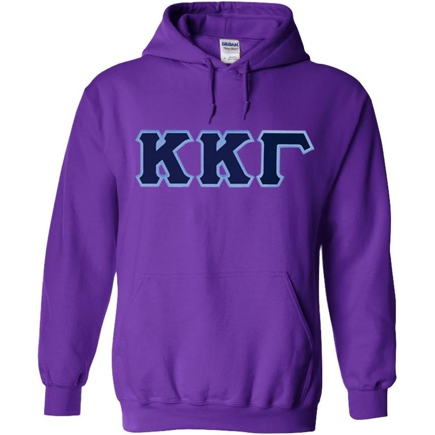 image:imageKappa Kappa Gamma Lettered Hooded SweatshirtPurple