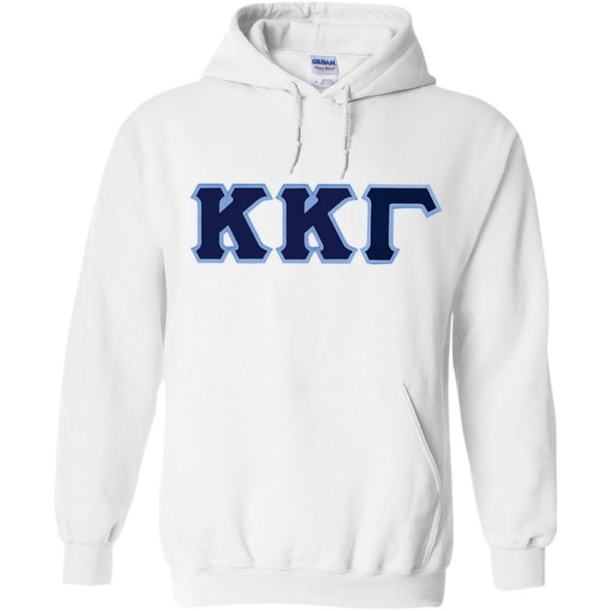 image:imageKappa Kappa Gamma Lettered Hooded SweatshirtWhite