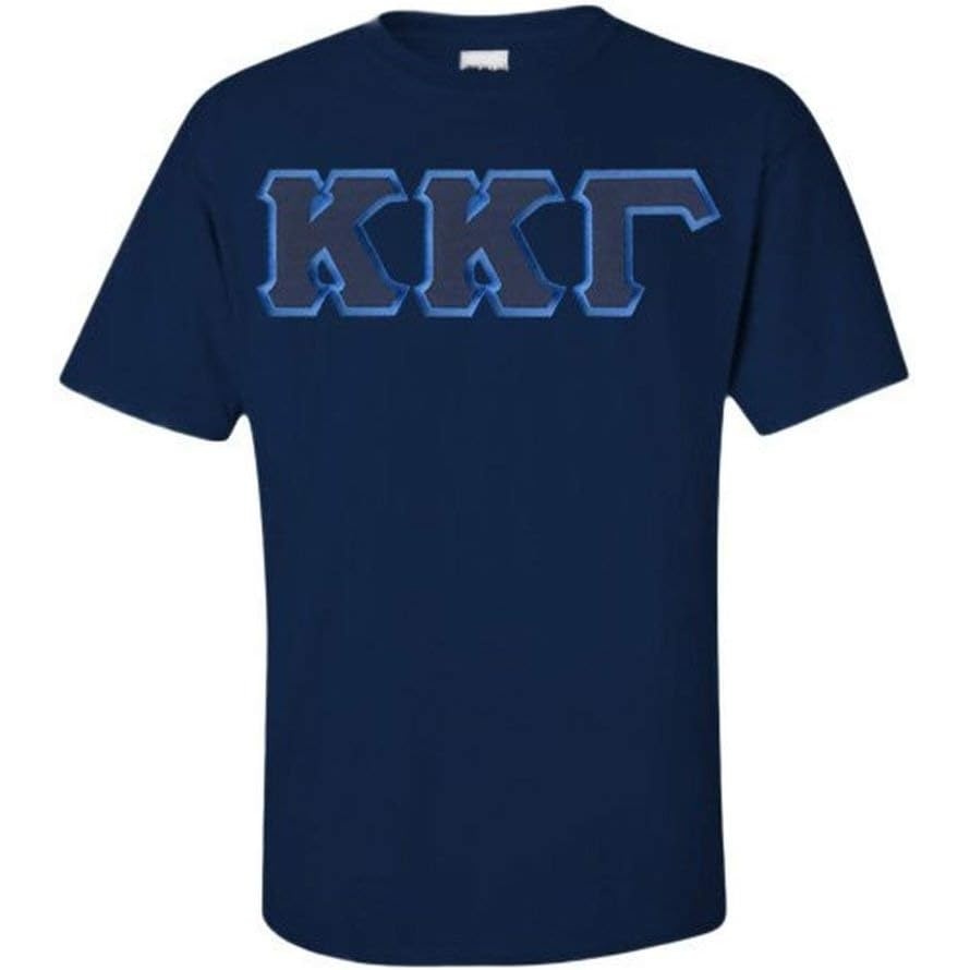 image:imageKappa Kappa Gamma Lettered TeeNavy Blue