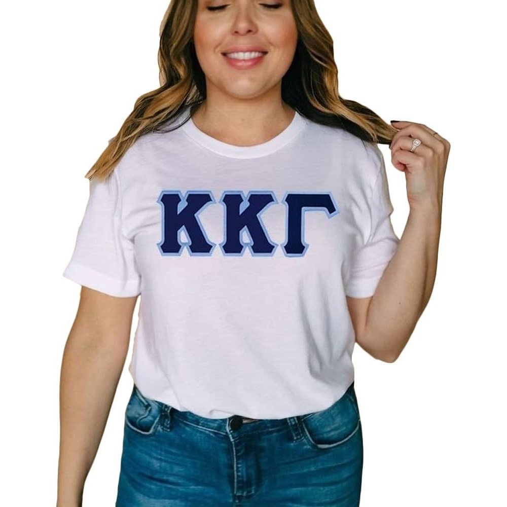 image:imageKappa Kappa Gamma Lettered TeeWhite