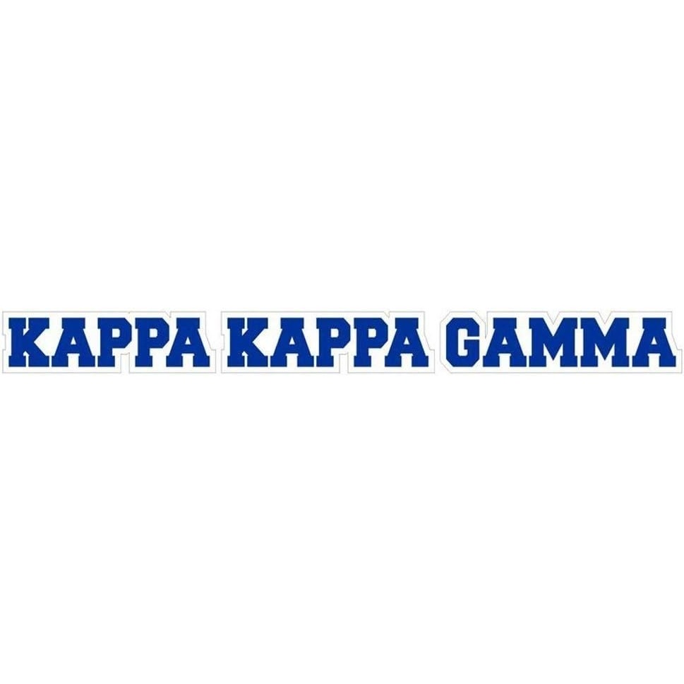 image:imageKappa Kappa Gamma Long Window Sticker