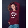 Greekgear Gamma Sigma Sigma Athletics Crewneck Sweatshirt(Maroon)