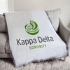 Greekgear Kappa Delta Logo Afghan Blanket Throw