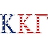 Kappa Kappa Gamma American Flag Greek Letter Sticker – 2.5″ Tall
