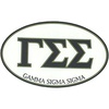 Gamma Sigma Sigma Euro Style Sticker