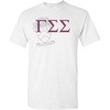 Gamma Sigma Sigma Greek Crest T-Shirt(Light Grey)
