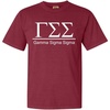 Gamma Sigma Sigma Heavyweight T-Shirt(Brick)