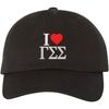 Gamma Sigma Sigma I Love Hat Black