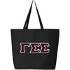 Gamma Sigma Sigma Jumbo Canvas Tote