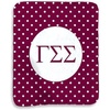 Greekgear Gamma Sigma Sigma Polka Dots Sherpa Lap Blanket