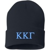Greekgear Kappa Kappa Gamma Greek Letter Knit Cap Navy Blue