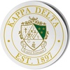 Kappa Delta Circle Crest – Shield Decal