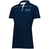 Kappa Kappa Gamma Greek Letter Defer Polo(Navy/White)