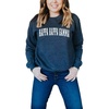 Kappa Kappa Gamma Letterman Crewneck Sweatshirt(Navy Blue)