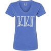 Kappa Kappa Gamma V-Neck T-Shirt(Flo Blue)