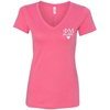 Phi Mu Mom Ideal V-Neck(Light Pink)