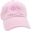 Phi Mu Script Cap(Pink)