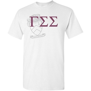 Gamma Sigma Sigma Greek Crest T-Shirt(Light Grey)