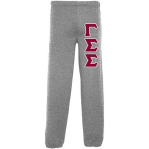 Gamma Sigma Sigma Lettered Sweatpants(Sports Grey)