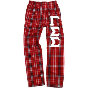 Gamma Sigma Sigma Pajamas Flannel Pant(Red/White)