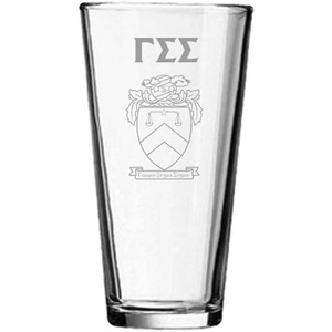 Greekgear Gamma Sigma Sigma Mixing Glass Transparent