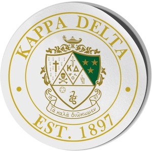Kappa Delta Circle Crest – Shield Decal