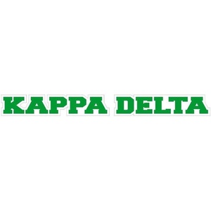 Kappa Delta Long Window Sticker