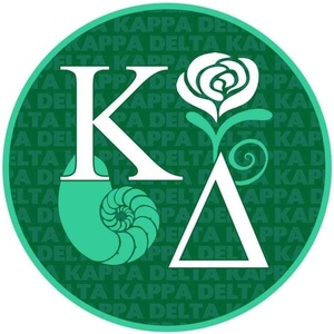 Kappa Delta Mascot Round Decals